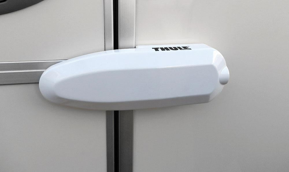 Thule Coppia serrature per camper e furgoni Universal Lock bianche