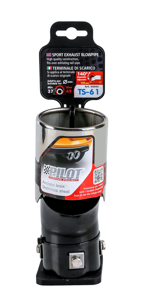 Pilot Terminale di scarico auto Gomito TS-61