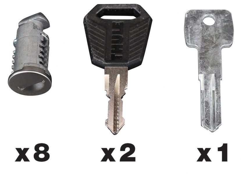 Thule 450800 Set 8 serrature One Key System