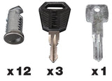 Thule 451200 Set mit 12 One Key System Schlössern