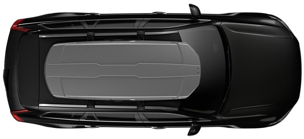 Cofre de techo Thule Motion XT Alpine para coche, titanio pulido 629500