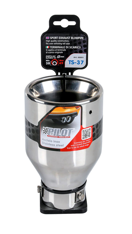 Pilot Terminale di scarico auto Taglio Diritto TS-37