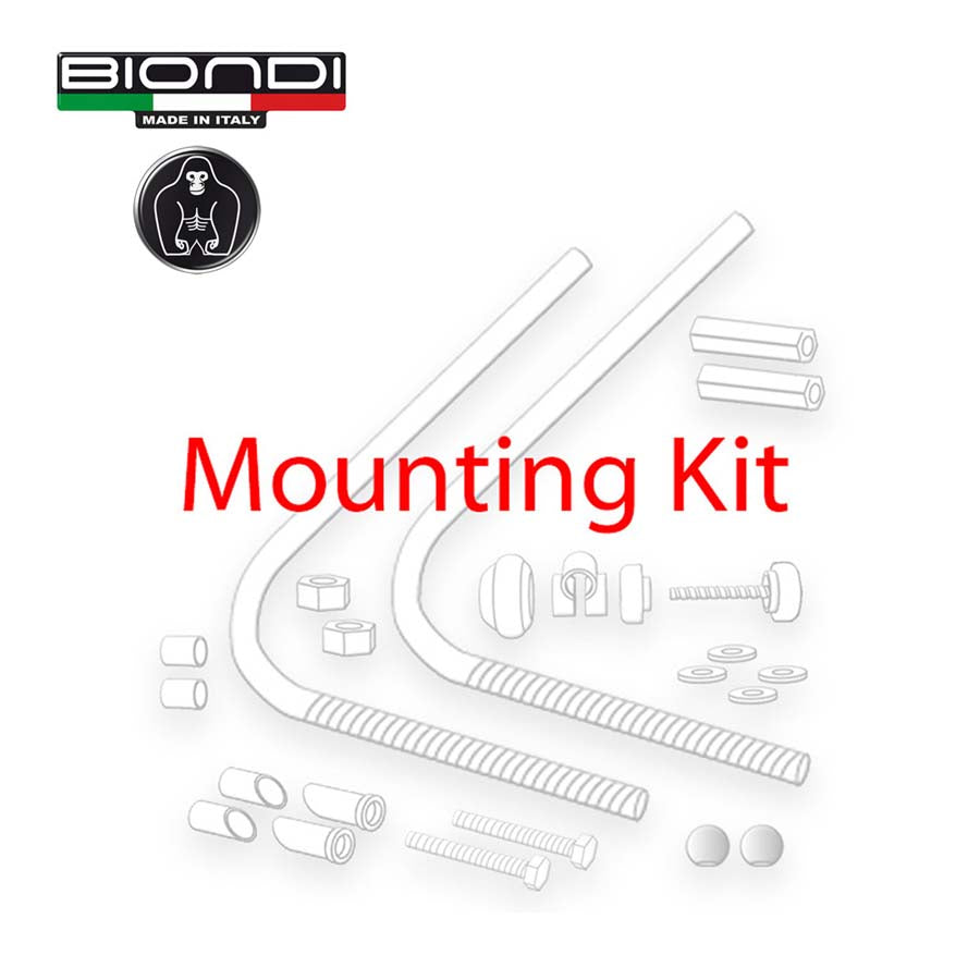 Biondi Parabrezza Pro Malaguti Ciak 125/150 cc 2000 Trasparente con Attacchi