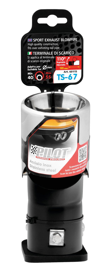 Pilot Terminale di scarico auto Gomito TS-67