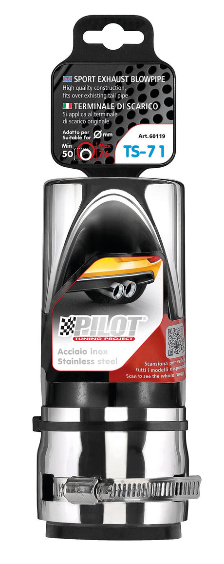 Pilot Terminale di scarico auto Taglio Diritto TS-71