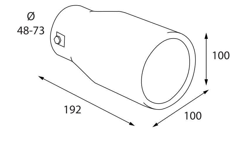 Pilot TS-72, terminale di scarico