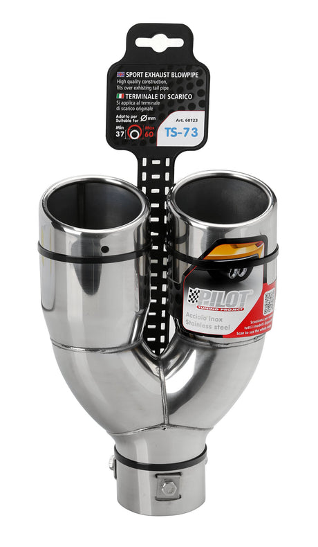Pilot TS-73, terminale di scarico - Acciaio