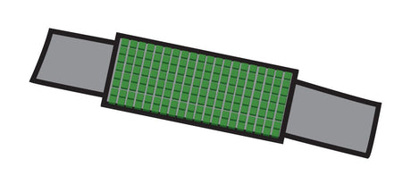 Nastro tensore con cricchetto per bisarca, gancio girevole 3000 Kg 3,5x250 cm 60146