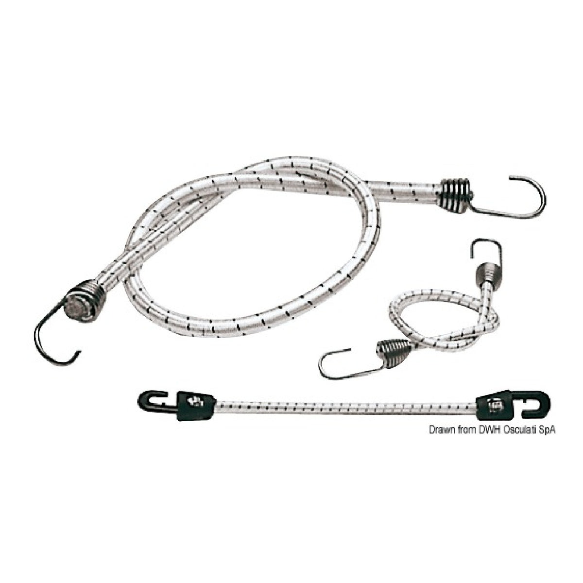 Osculati Elastisches Kabel mit Nylon-Edelstahl-Haken 63.500,00