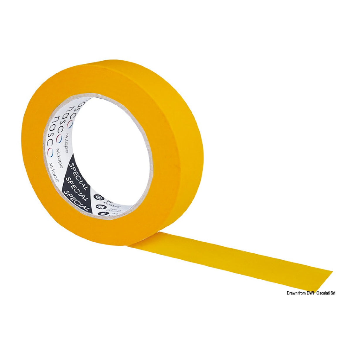 Osculati Hochtemperatur-Papierband 50 m 65.655.25
