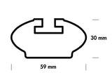 Fabbri ALUVIVA 6 124 Dachträger mit Befestigungspunkten 6503301