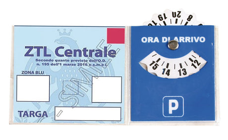 Lampa Porta certificato con disco orario in PVC 65344
