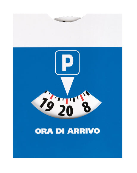 Lampa Disco orario europeo in cartoncino - 110x150 mm 65350