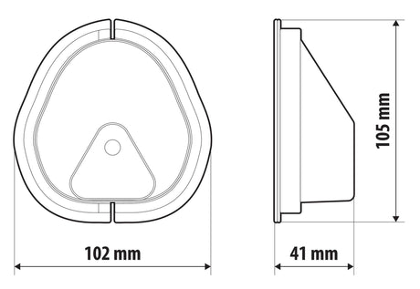 Lampa Vigilant, kit 2 serrature aggiuntive per porte veicoli commerciali 65412