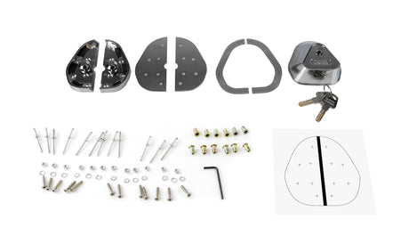 Lampa Vigilant, kit 2 serrature aggiuntive per porte veicoli commerciali 65412