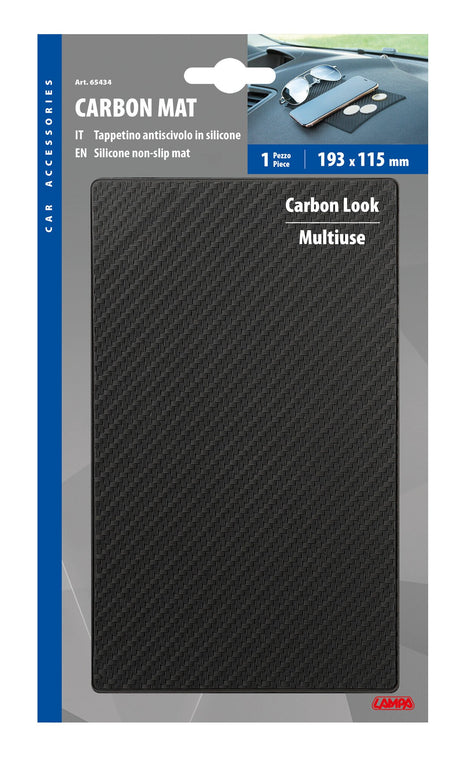 Lampa Carbon Mat, tappetino antiscivolo in silicone 65434