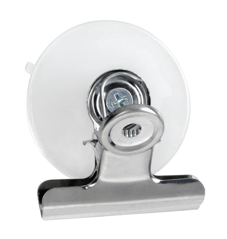 Lampa Set 2 clips in metallo con ventosa - S - 50 mm 65455