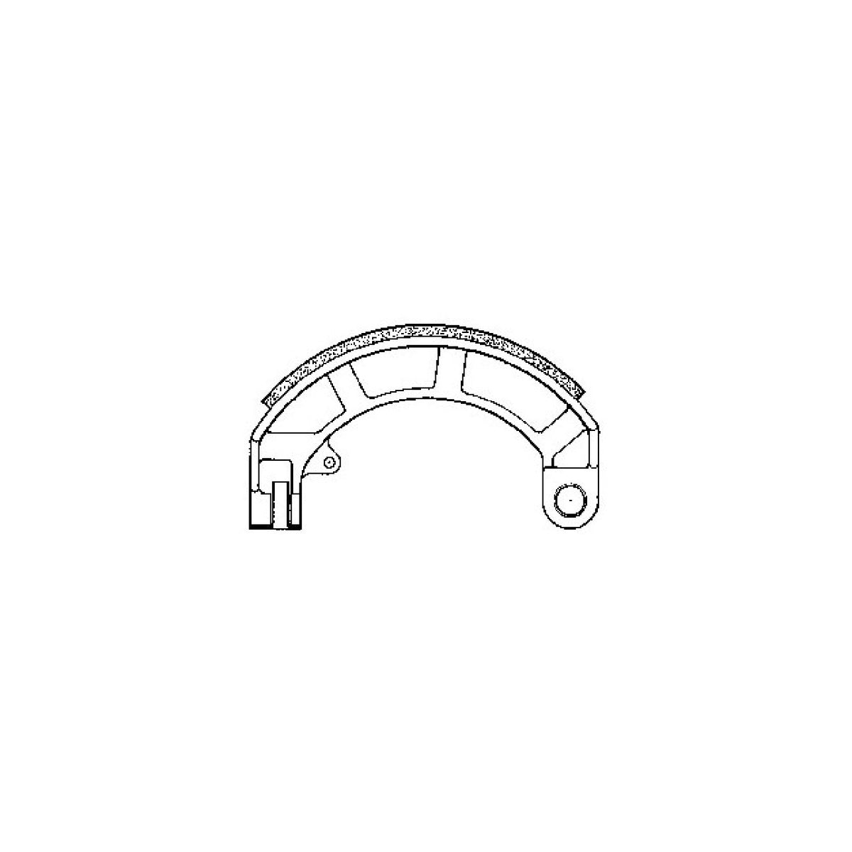 SBS GF0159 Bremsbackenpaar PIAGGIO Vespa Elestart (V5A3T) 50 cm³ 70/72