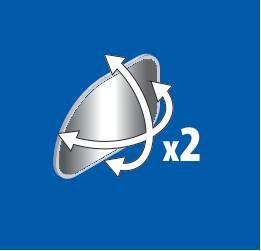 Lampa Twin, doppio specchietto retrovisore laterale supplementare 65566