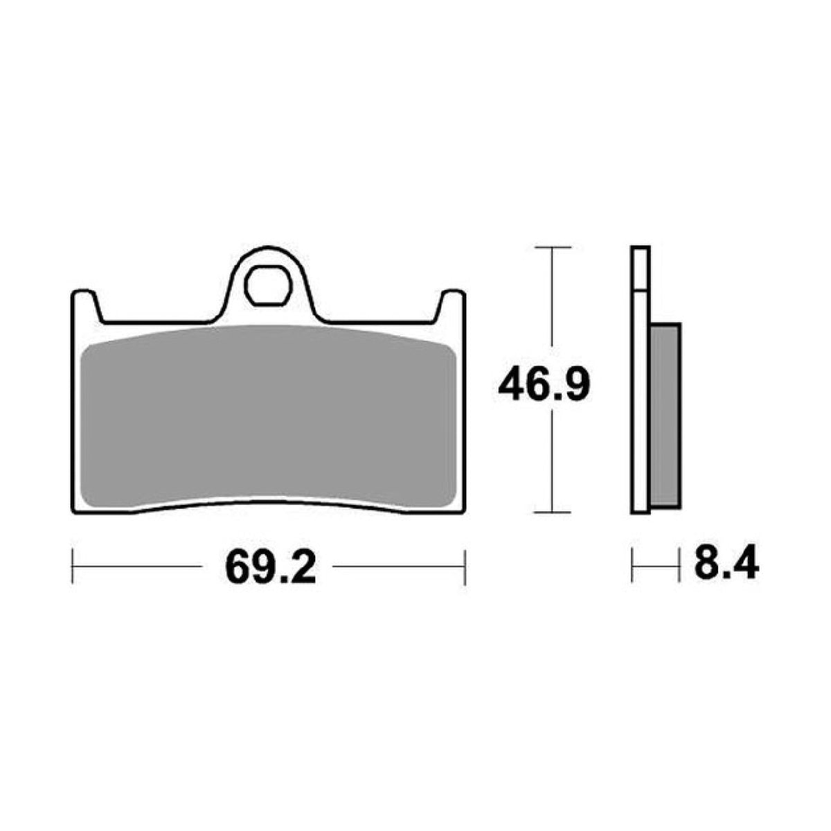 SBS 96601 Bremsbeläge