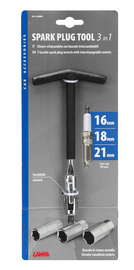 Lampa Chiave svitacandele snodabile - 16+18+21 mm 65882