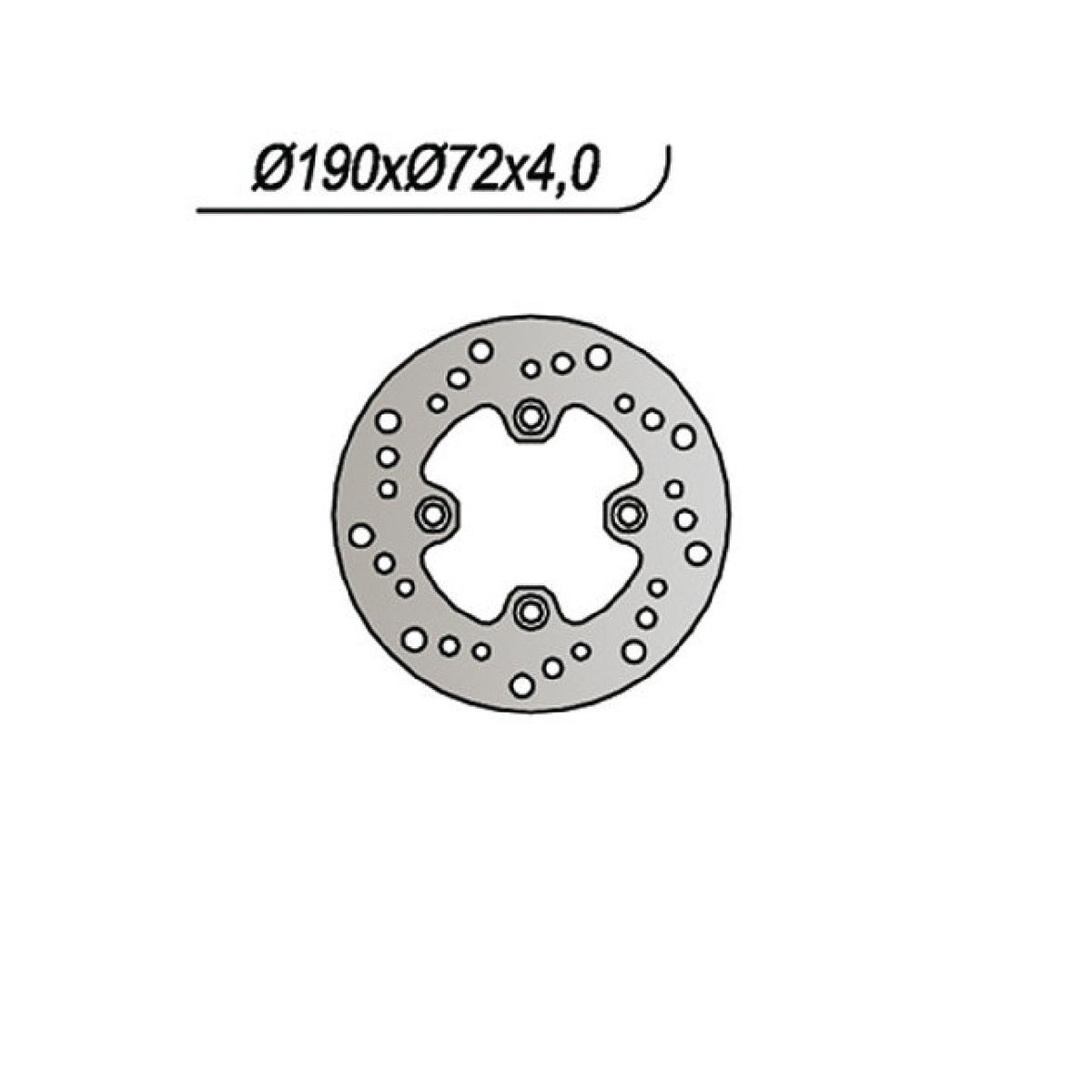 NG 1038 Disco de Freno HONDA CH 250 CC