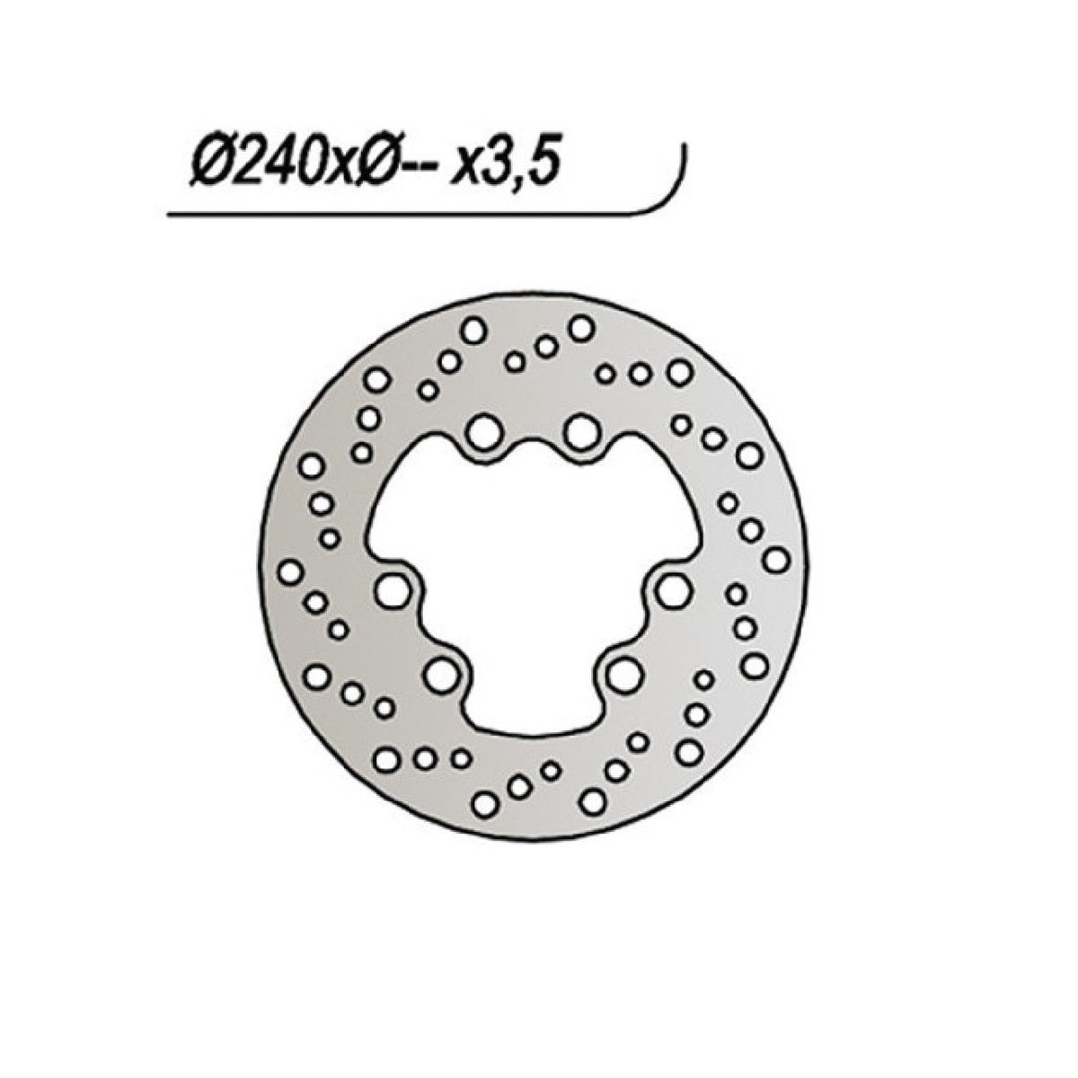 Disco de freno NG 230 HRD Sonic Supermotard 50 CC 98/00