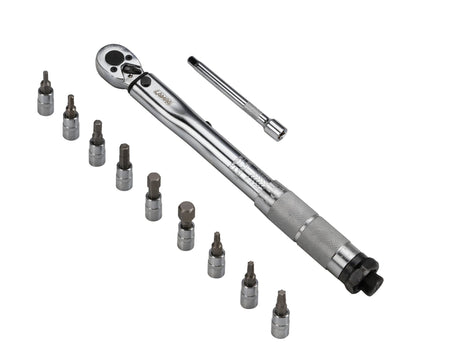 Lampa Chiave dinamometrica con cricchetto reversibile 1/4" - 5-25 Nm 65935