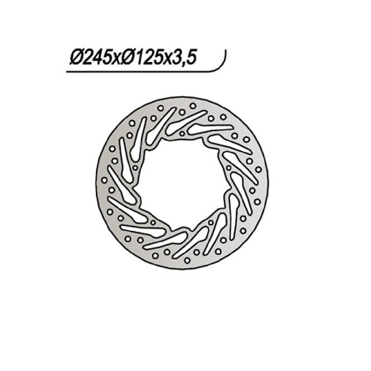NG 471 Bremsscheibe DERBI GP 1 / E2 50 CC 05/07