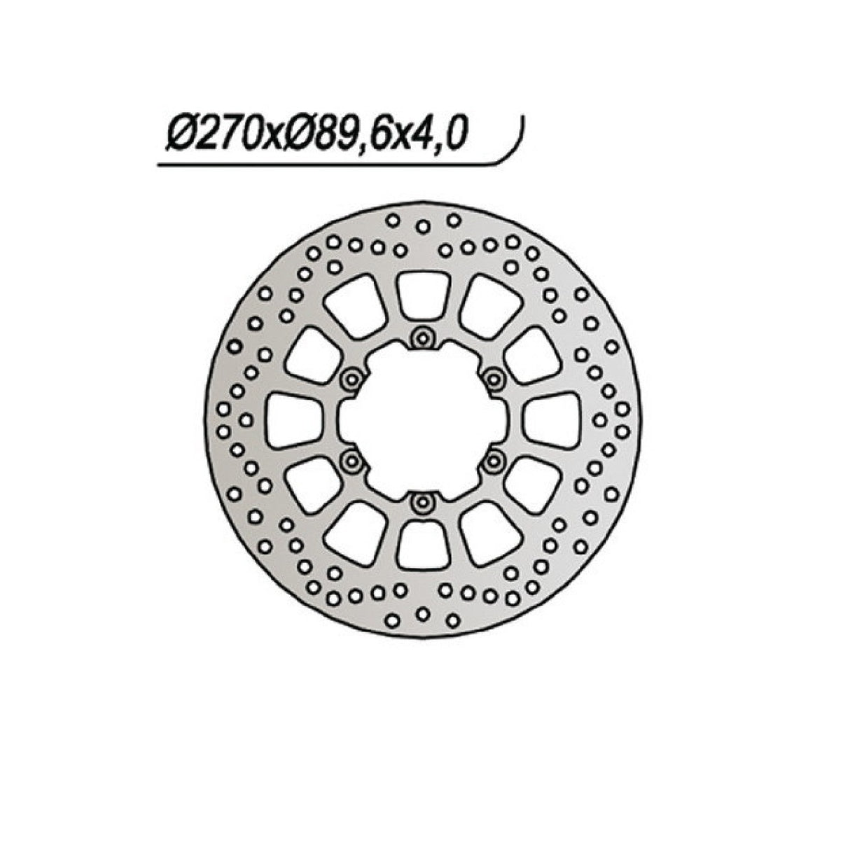 NG 686 Disco Freno MALAGUTI Password / Password E3 250 CC 05/07