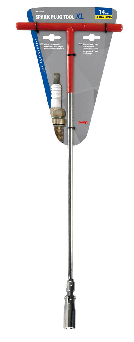Lampa Chiave svitacandele snodabile manico lungo - 14 mm 65969