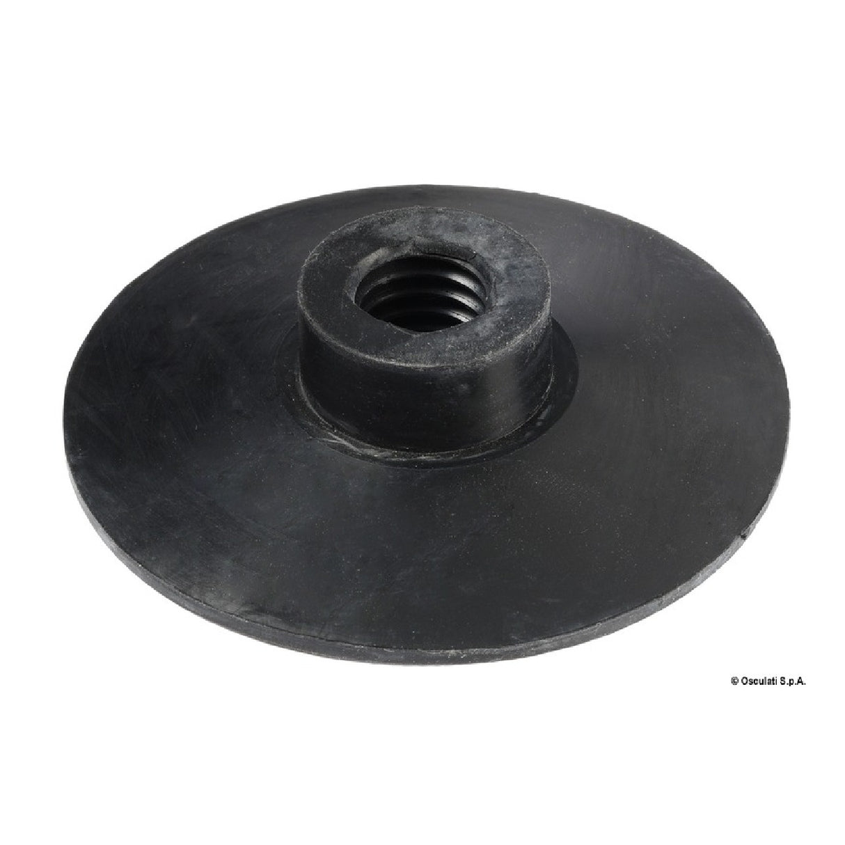 Osculati Gerader Fahnenhalter schwarz 75 mm 66.233.00