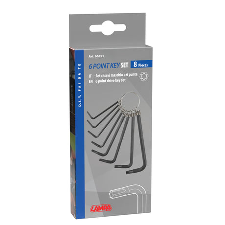 Lampa Set 8 chiavi tipo torx 66051