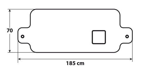 Lampa No-Frost, telo antibrina per parabrezza - 185x70 cm 66851