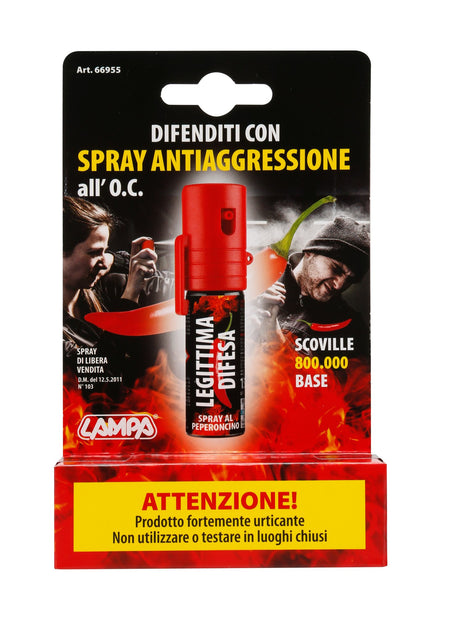 Lampa Spray antiaggressione al peperoncino 15 ml - D/Blister 1 pz 66955