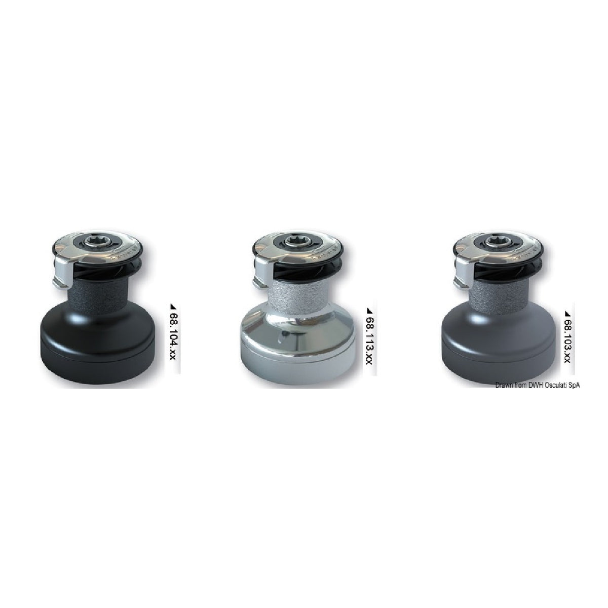 Lewmar Winch Evo Self-Tailing Gris