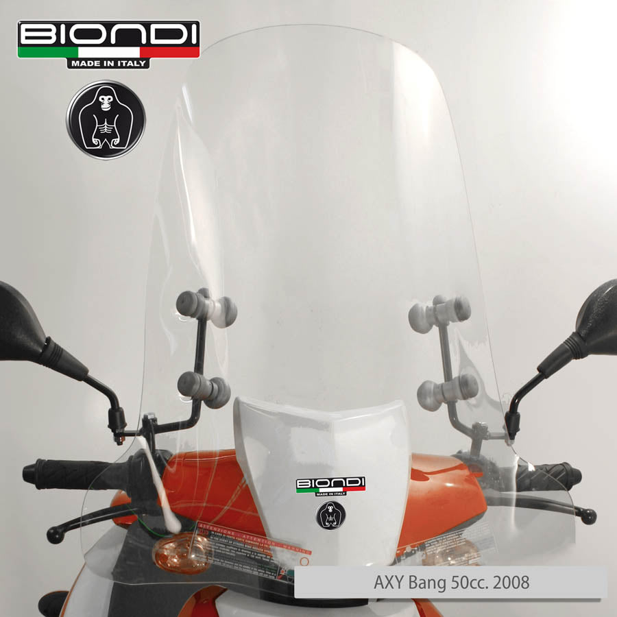 Biondi Parabrezza Pro Garelli City Four 125/150 cc 2006 - Completo di Attacchi