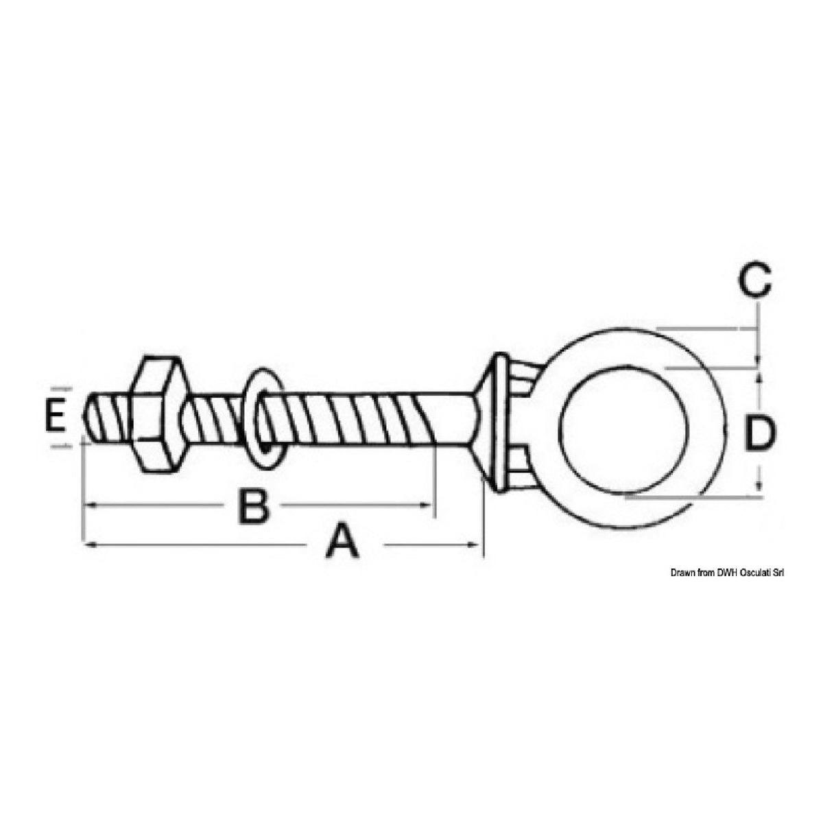 Anello inox mm 6x40
