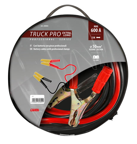 Lampa Cavi Batteria Truck-Pro - 500 cm - 600 A - 50 mm 69892