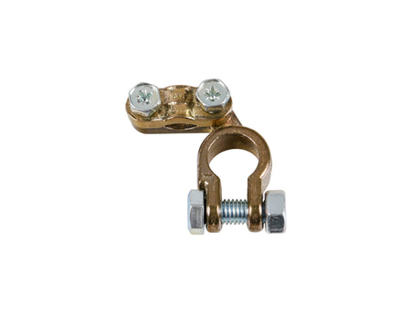Lampa Morsetto batteria rinforzato; fissaggio cavo a piastrina - max cavo  35 mm - Polo negativo 69901