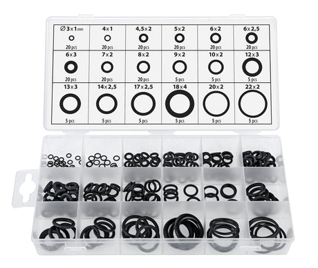 Lampa O-Ring, assortimento 225 pz, 18 misure 69914