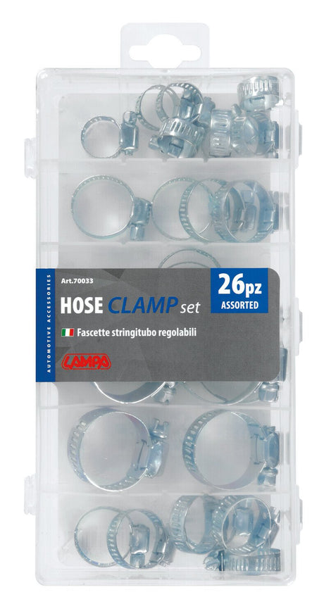 Lampa Kit fascette stringitubo in acciaio, 26 pz 70033