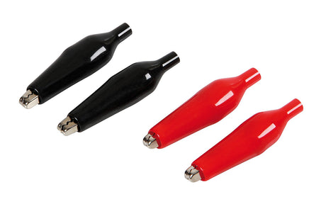 Lampa Micro-clips, set 4 pinzette isolate - 4,5 cm 70035