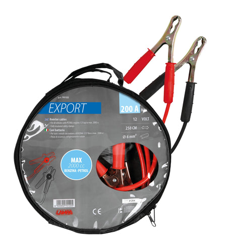 Lampa Cavi batteria Export 12V - 250 cm - 200 A - 6 mm 70122