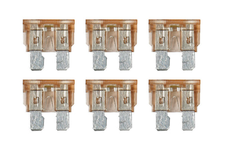 Lampa Smart Led, set 6 fusibili lamellari con spia a led, 12/32V - 7,5A 70182