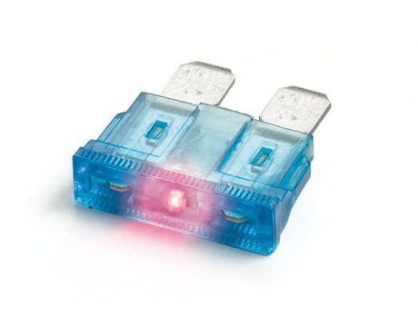 Lampa Smart Led, set 6 fusibili lamellari con spia a led, 12/32V - 25A 70186