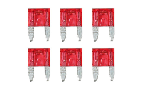 Lampa Smart Led, set 6 micro-fusibili lamellari con spia a led, 12/32V - 10A 70191