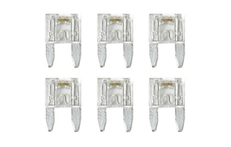 Lampa Smart Led, set 6 micro-fusibili lamellari con spia a led, 12/32V - 25A 70194