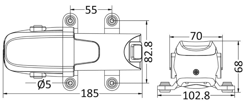 Osculati Autoklav Europump Next Generation 12V 5,6 l/min 16.501.12