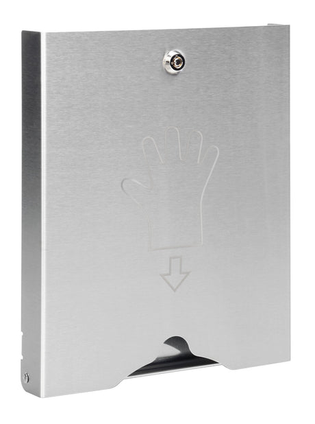 Lampa Dispenser in acciaio inox con serratura per guanti monouso 71414